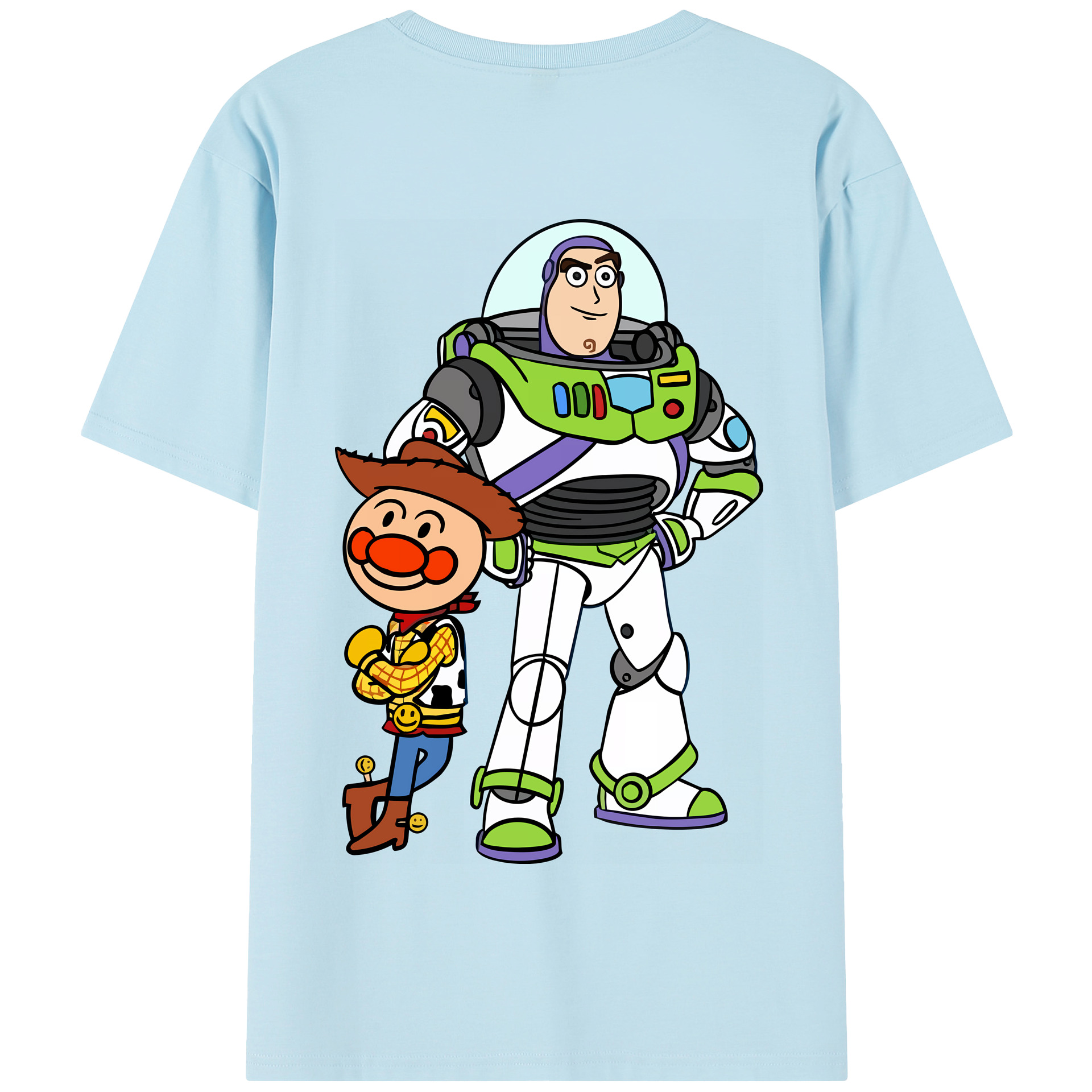 （画像用） アンパンマン Anpanman 綿100％半袖Tシャツ（背面プリント）